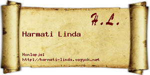 Harmati Linda névjegykártya